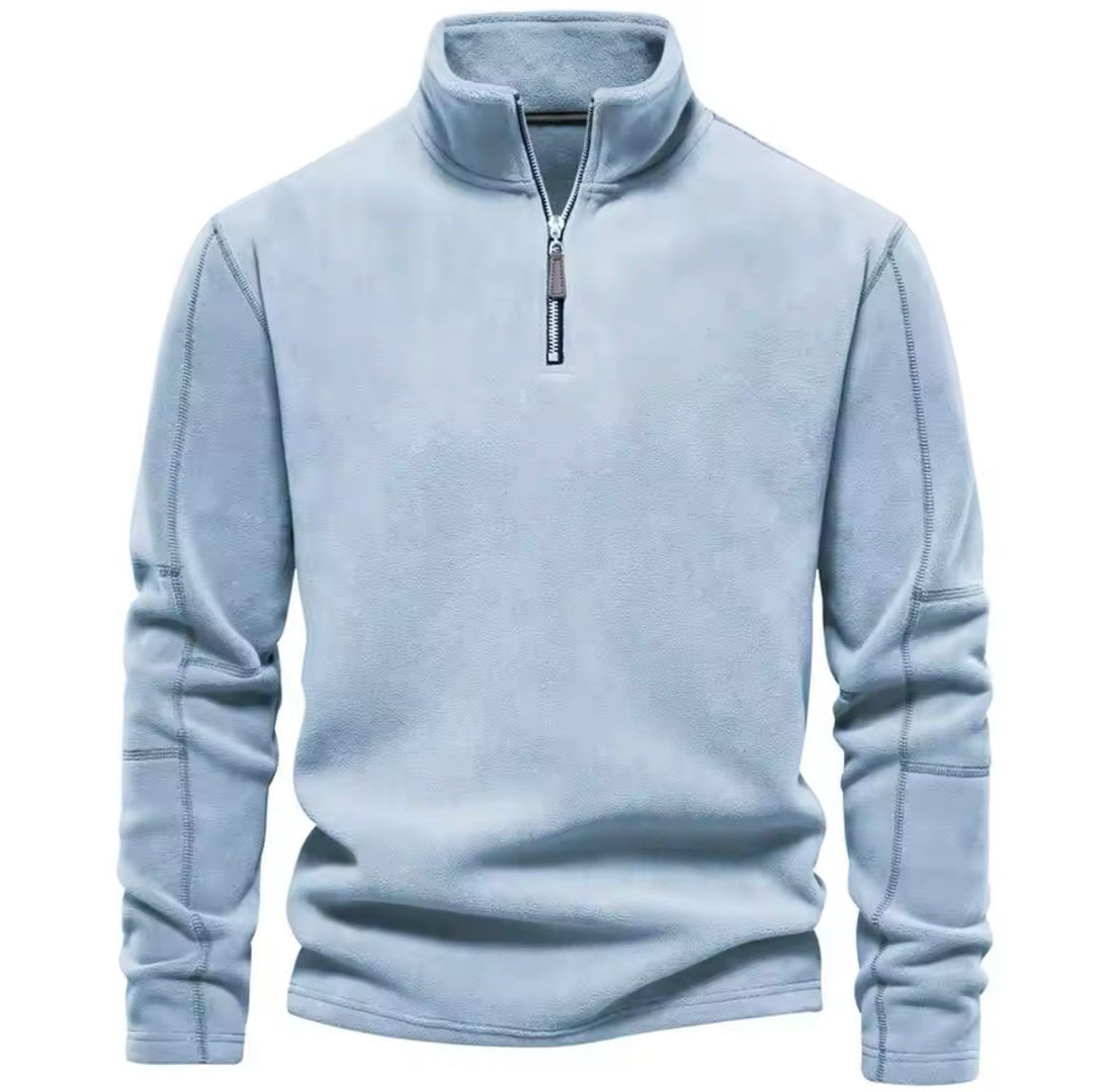 Warm Men's Casual Fleece Pullover Sweater