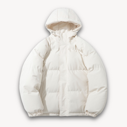Men's Lightweight Puffer Coat with Hood - OutfitLondon