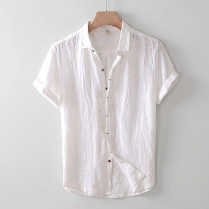 Casual Fit Short Sleeve Collar Shirt