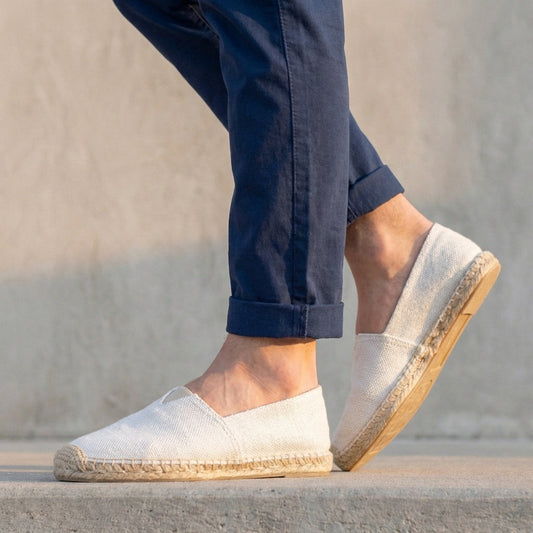Comfortable Slip On Espadrille Shoes - OutfitLondon