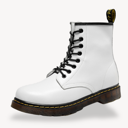 Tough Leather Military Boots - Waterproof Ankle Footwear