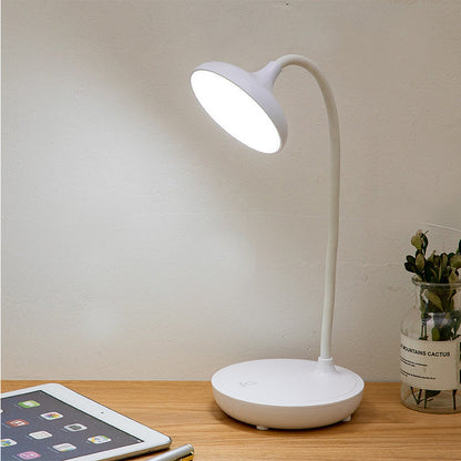 Compact Bright USB Desk Light with Rechargeable Base