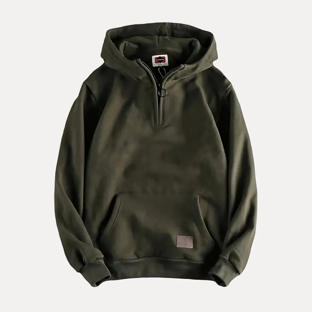 Men's Classic Half-Zip Fleece Hoodie