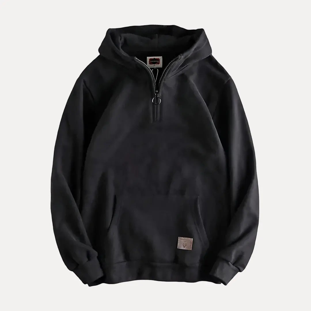 Men's Classic Half-Zip Fleece Hoodie