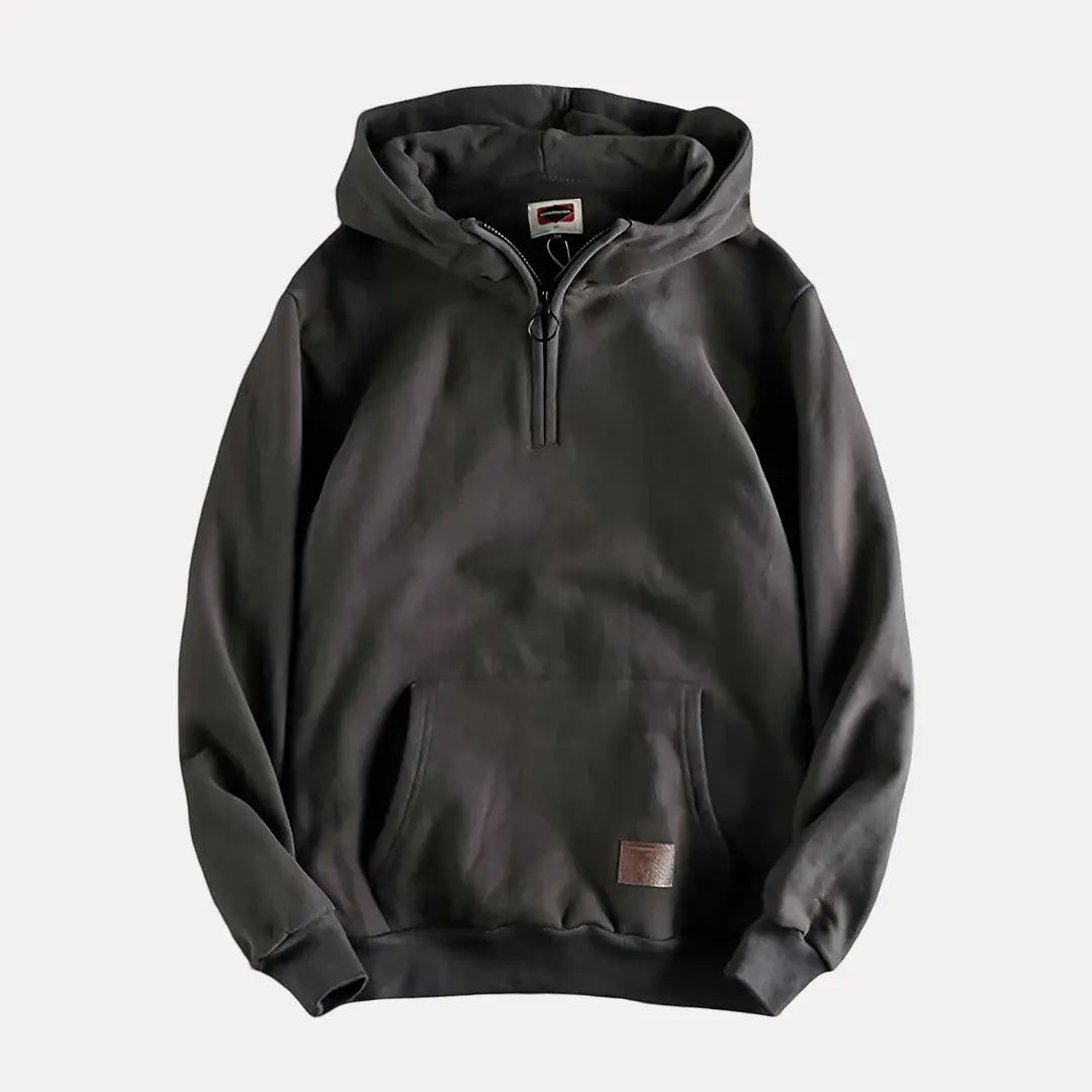 Men's Classic Half-Zip Fleece Hoodie