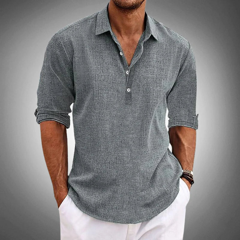 Comfortable Loose Fit Dress Shirt
