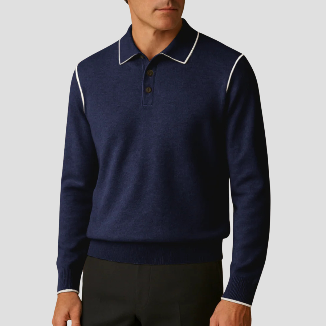 Classic Fit Colorblock Polo Shirt