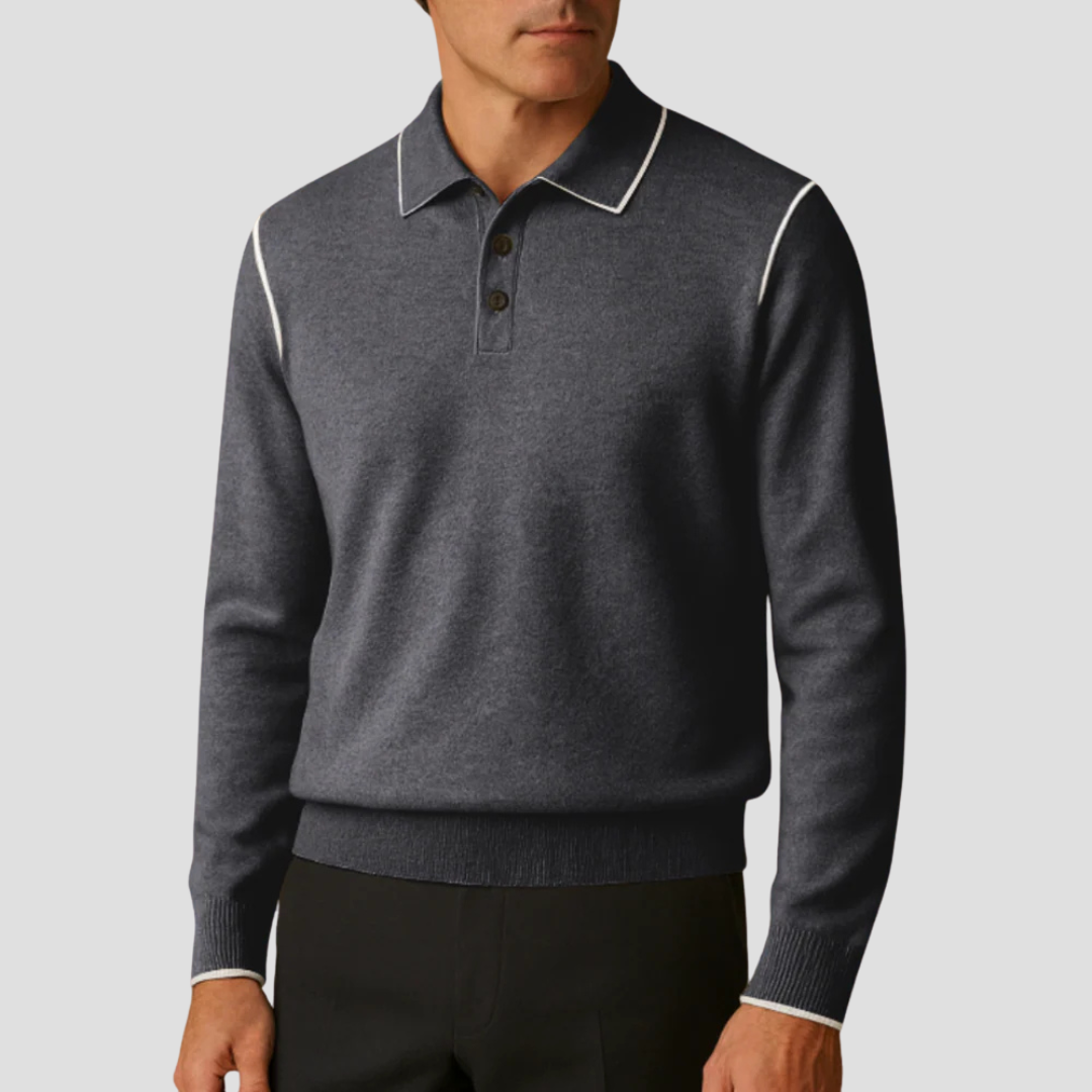 Classic Fit Colorblock Polo Shirt