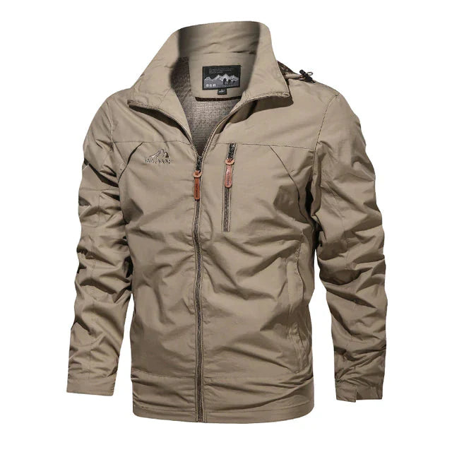 Waterproof Windbreaker Jacket - Breathable Lightweight Design