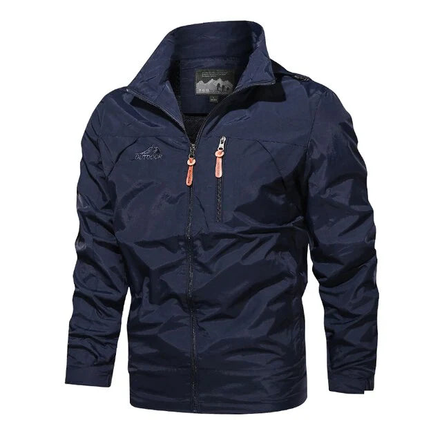 Waterproof Windbreaker Jacket - Breathable Lightweight Design - OutfitLondon