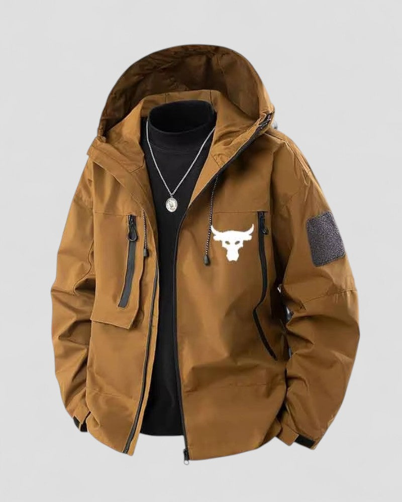 Waterproof Breathable Men's Hoodie for Casual Outdoor Wear