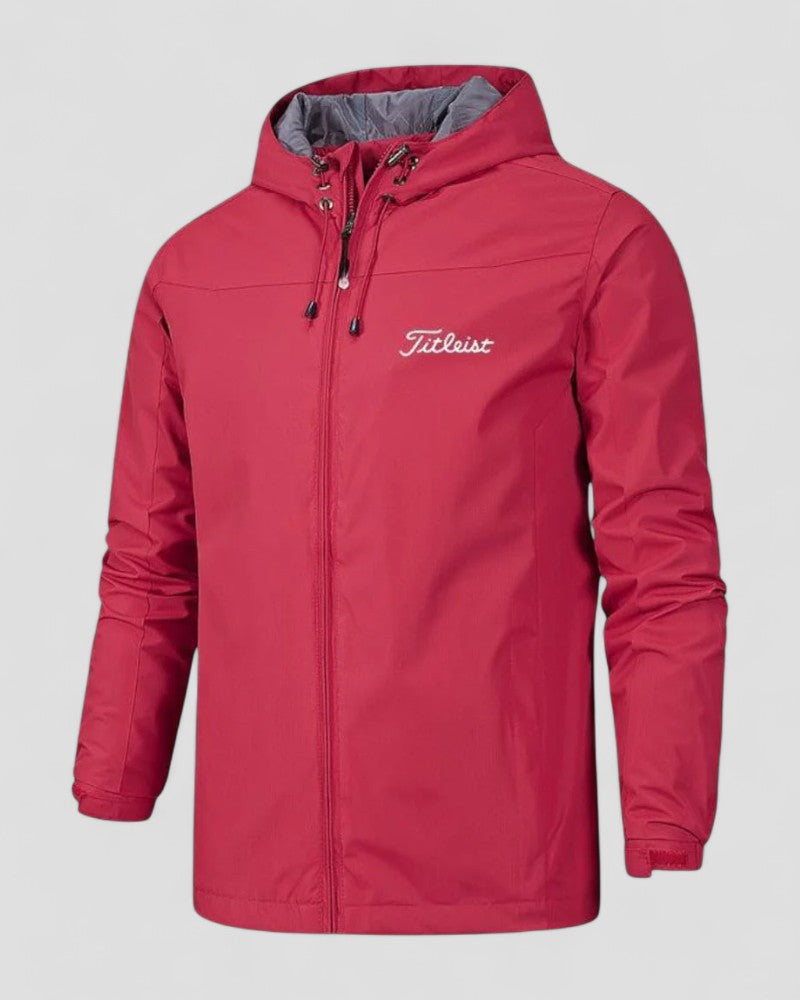 Breathable Rainproof Men's Hooded Parka Jacket