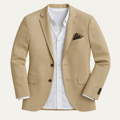 Men's Linen Cotton Blazer - OutfitLondon