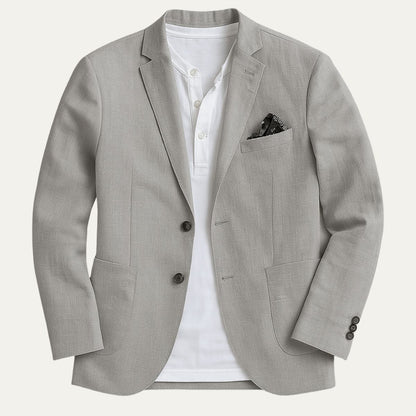Men's Linen Cotton Blazer
