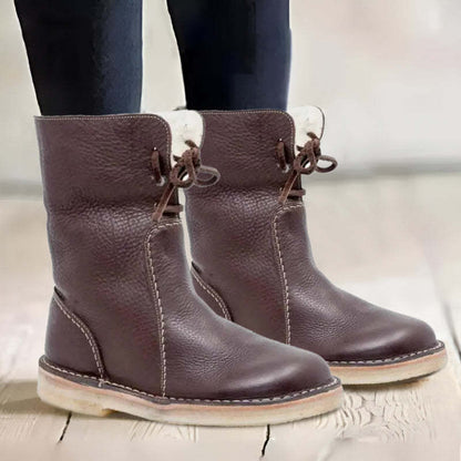 Warm Women's Snow Boots Waterproof Ankle Boots