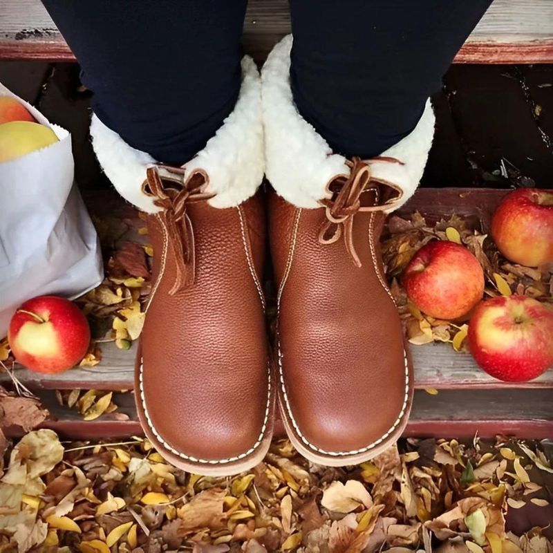 Warm Women's Snow Boots Waterproof Ankle Boots