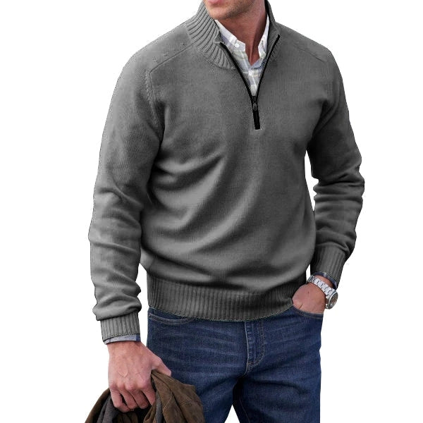 Warm Mens Fleece Pullover for Winter