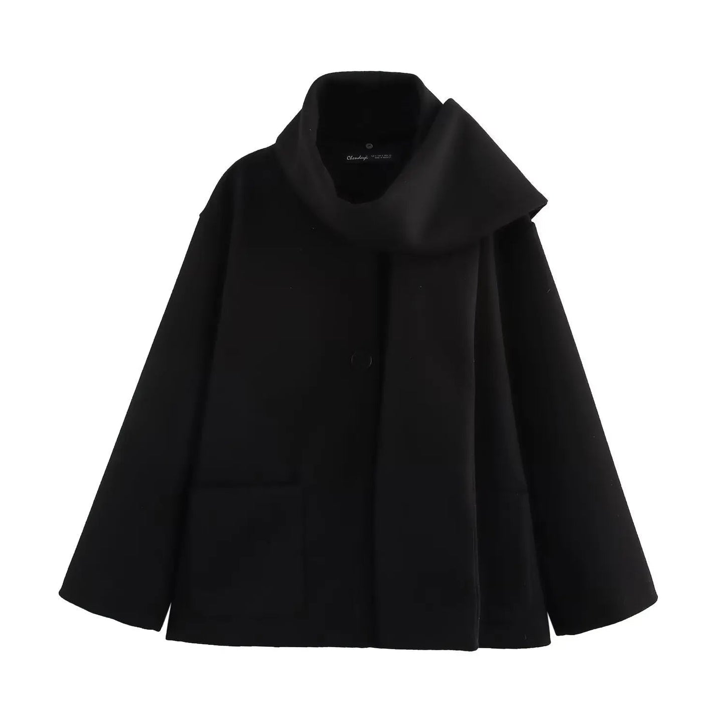 Warm Parka Coat with Free Scarf for Ladies