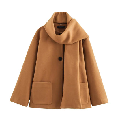 Warm Parka Coat with Free Scarf for Ladies - OutfitLondon