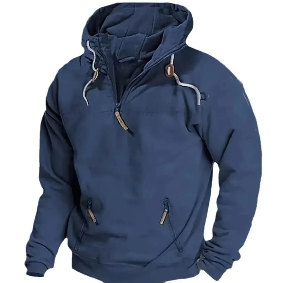 Warm Mens Hooded Sweatshirt with Pockets