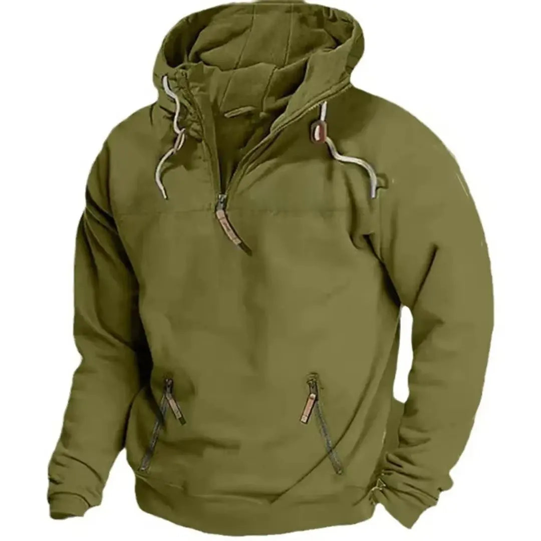 Warm Mens Hooded Sweatshirt with Pockets