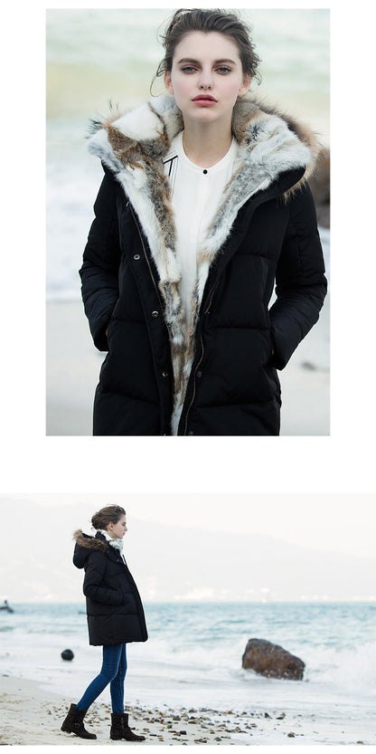 Cozy Women's Down Filled Parka Coat