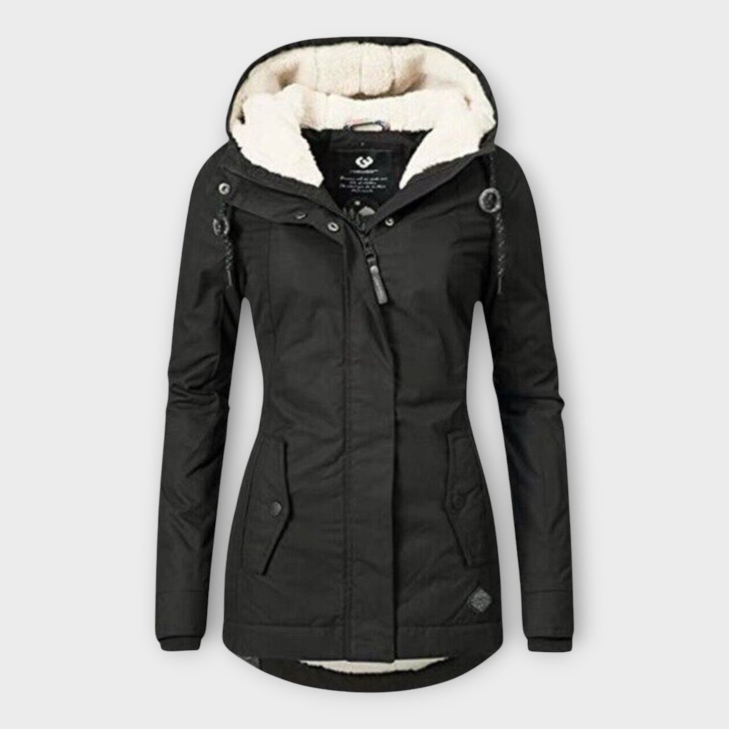 Warm Fleece Lined Women's Winter Coat