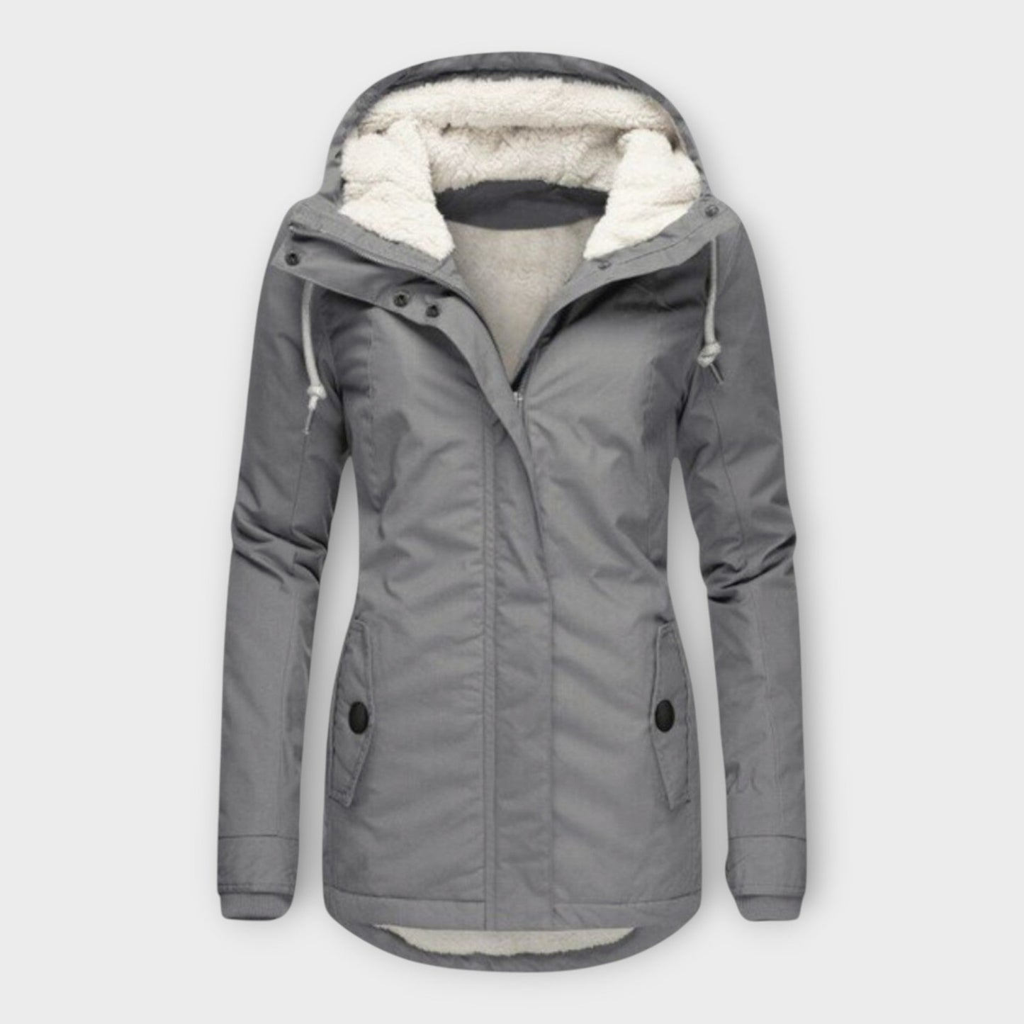 Warm Fleece Lined Women's Winter Coat