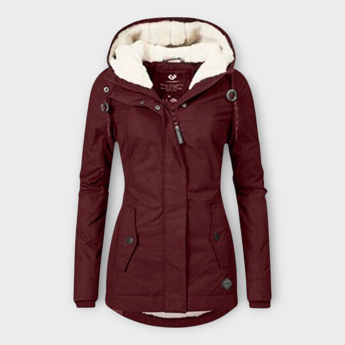 Warm Fleece Lined Women's Winter Coat