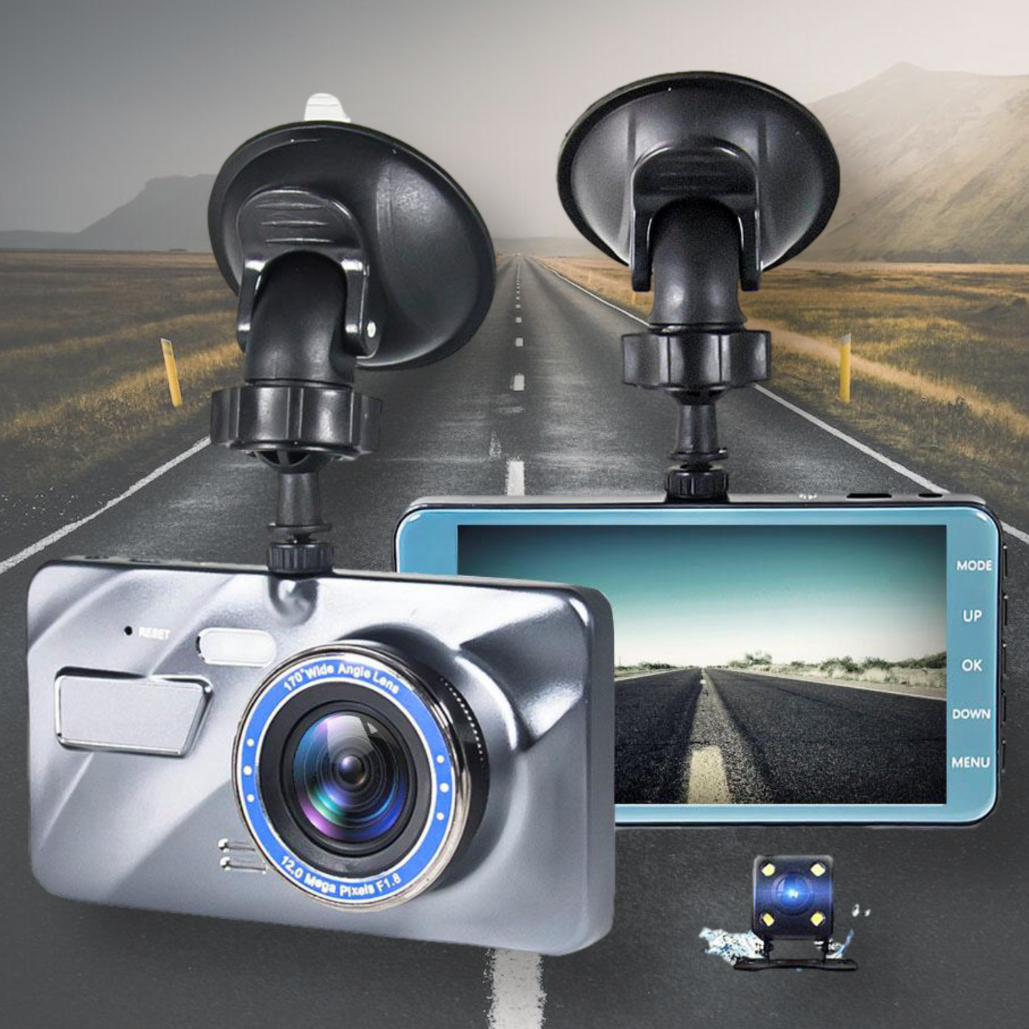 HD Dual Camera Car Dash Cam Recorder - OutfitLondon