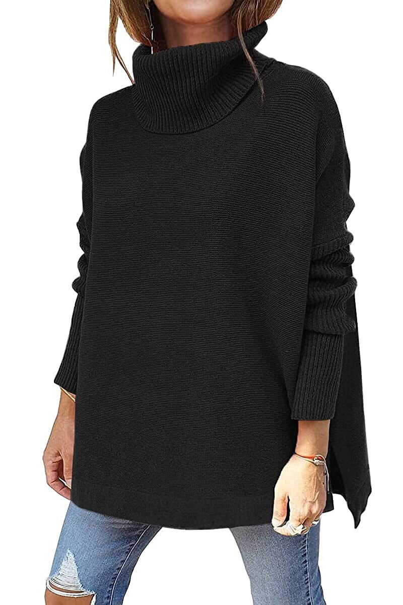 Purple Ladies Crew Neck Knitted Sweater