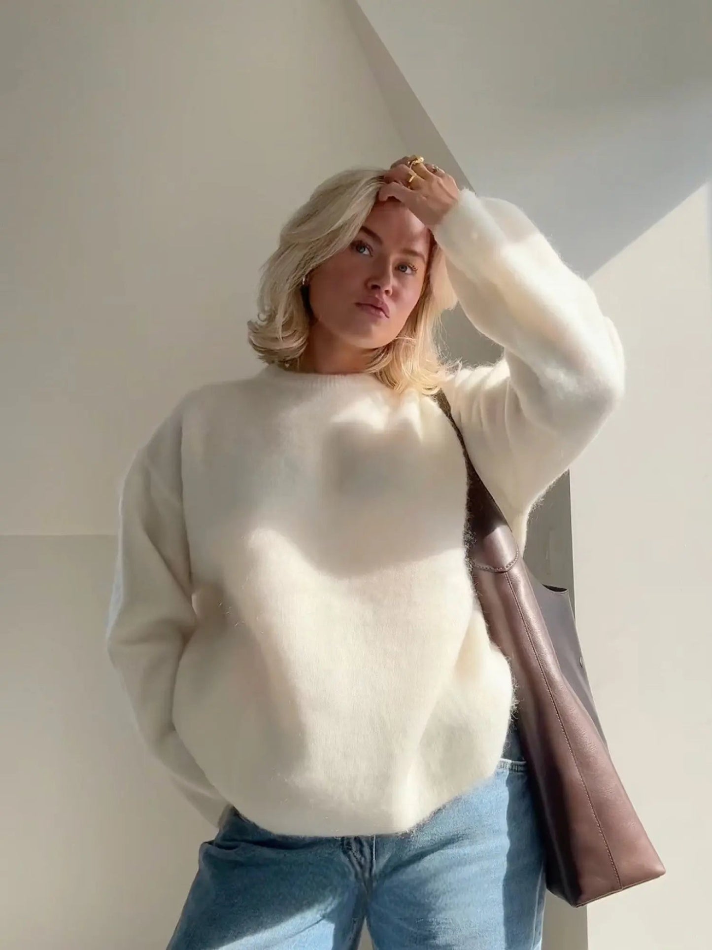 Cozy Soft Knit Sweater – Relaxed Fit