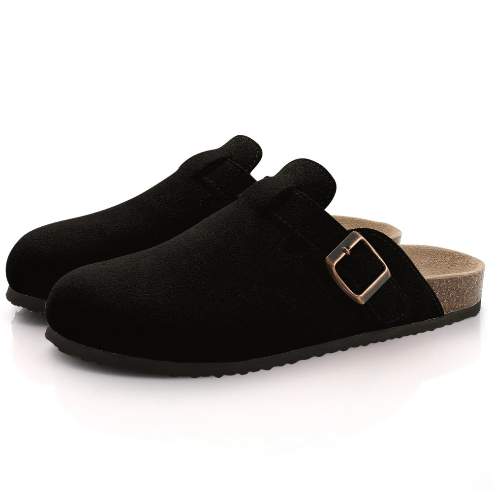 Comfortable Women's Suede Mule Clogs