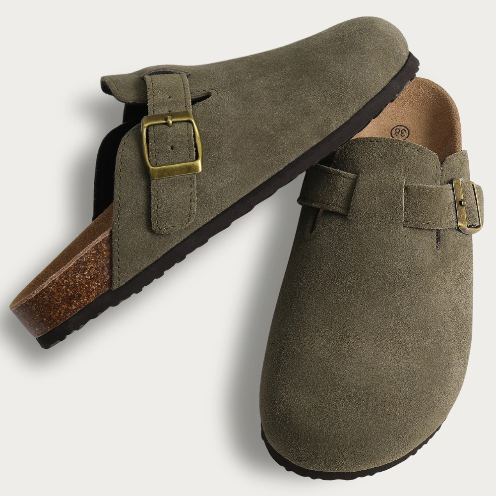 Comfortable Women's Suede Mule Clogs