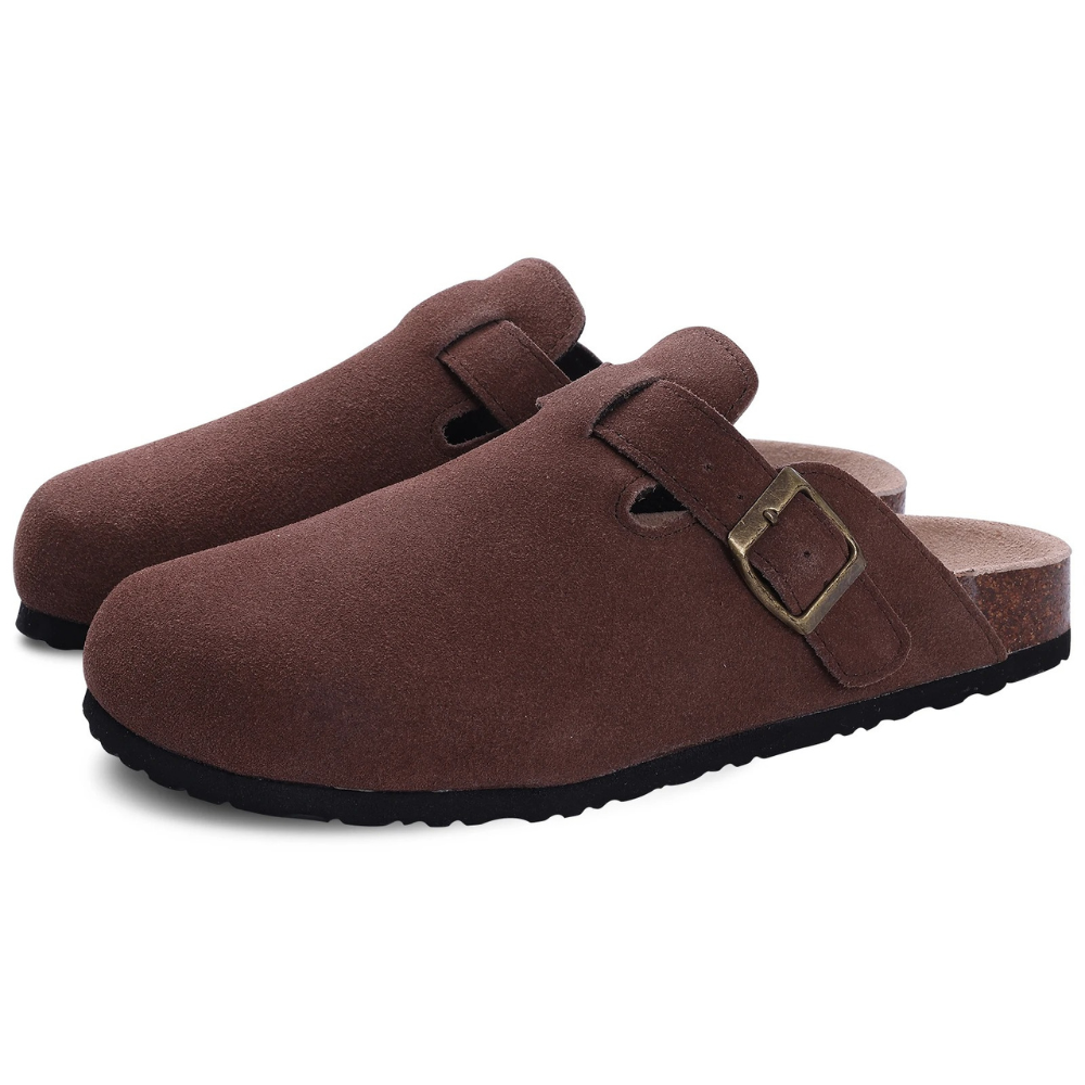 Comfortable Women's Suede Mule Clogs