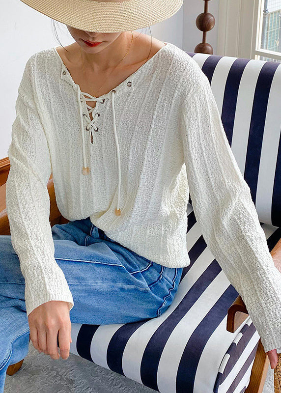 Women's Beige Knit Lightweight Spring - OutfitLondon