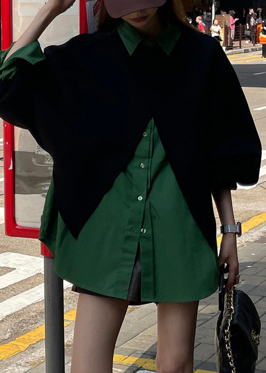 Women's Cotton Blend Two-Piece Coat Set Relaxed Fit - OutfitLondon
