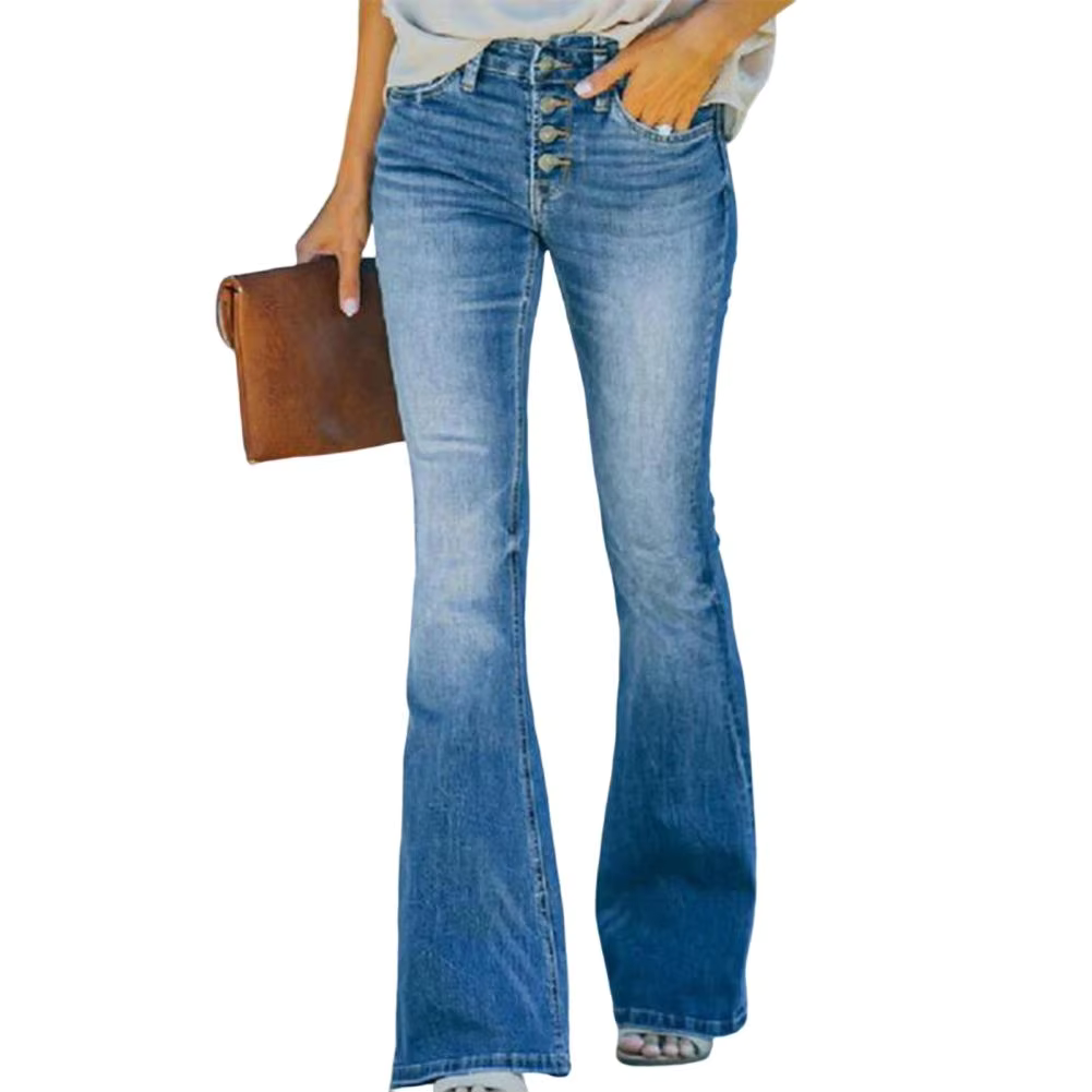 Classic High Waisted Flare Leg Women's Jeans