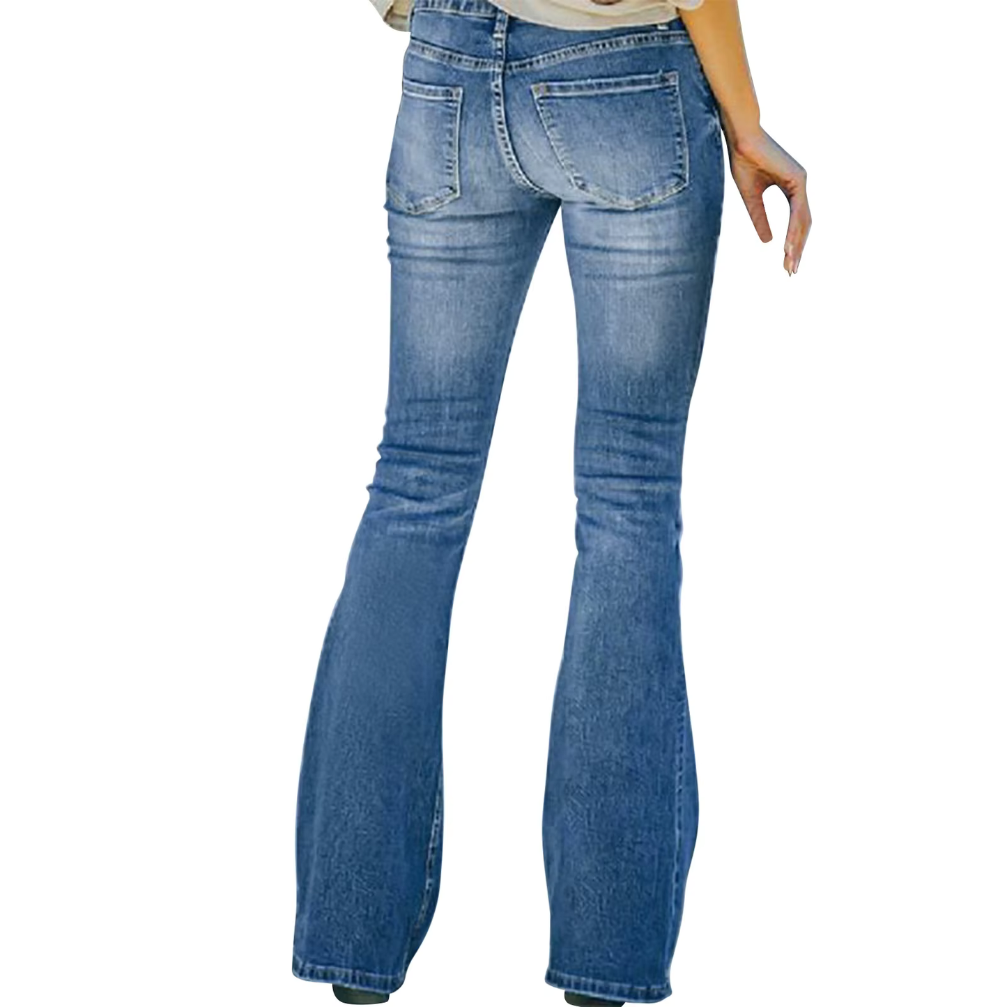 Classic High Waisted Flare Leg Women's Jeans