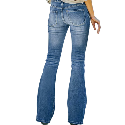 Classic High Waisted Flare Leg Women's Jeans
