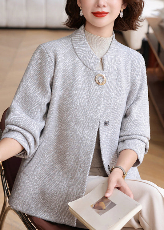 Women's Striped Knit Cardigan Lightweight - OutfitLondon