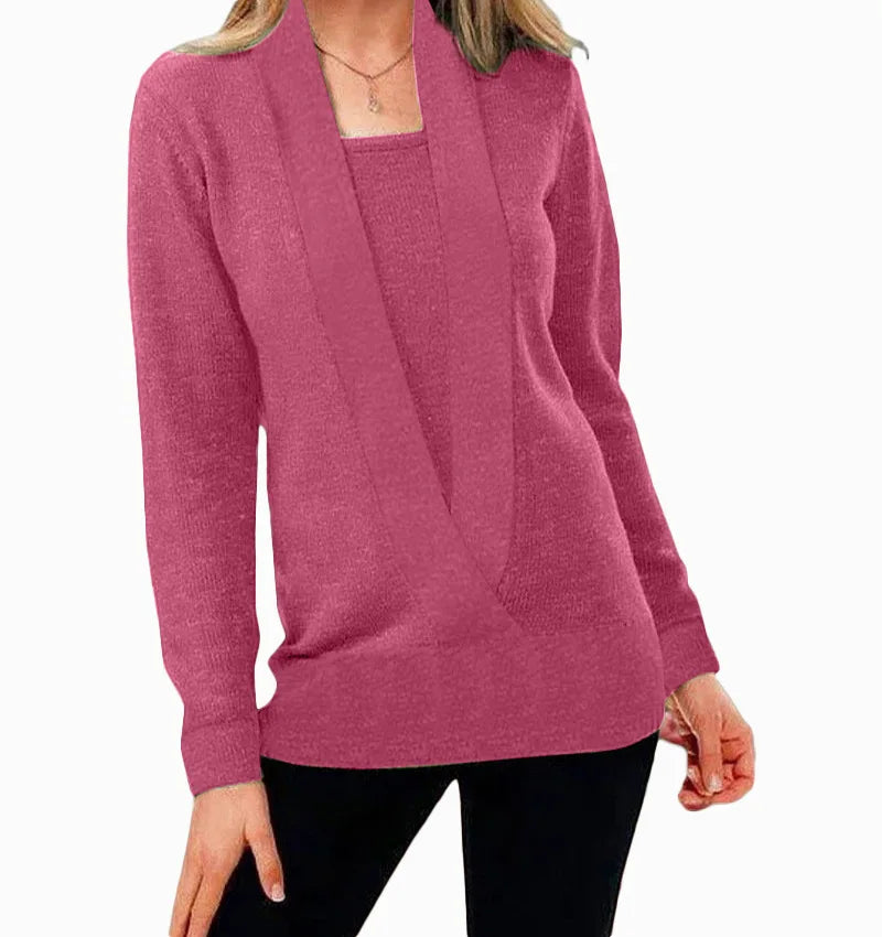 Cozy Soft Women's Cable Knit Winter Sweater - OutfitLondon