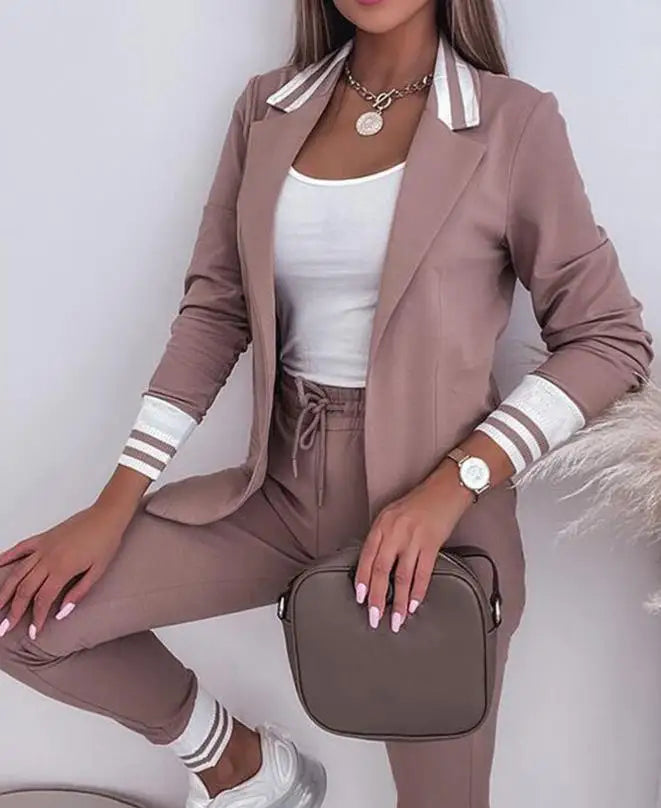 Timeless Elegant 2 Piece Ladies Suit - OutfitLondon