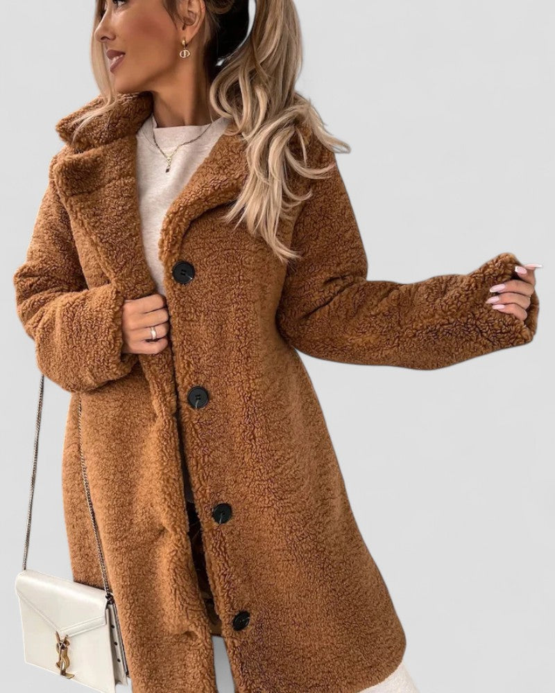 Soft Plush Teddy Women's Jacket - OutfitLondon
