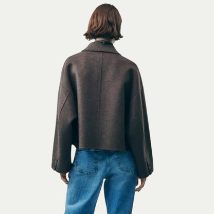 Women's Stylish Short Wool Coat