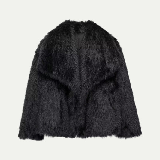 Soft Fake Fur Short Women's Jacket - OutfitLondon