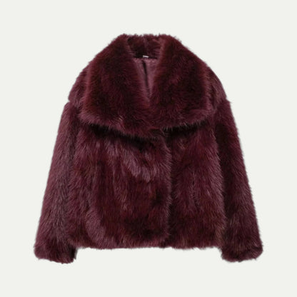 Soft Fake Fur Short Women's Jacket