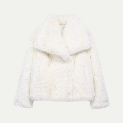 Soft Fake Fur Short Women's Jacket