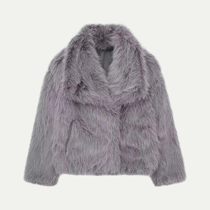 Soft Fake Fur Short Women's Jacket
