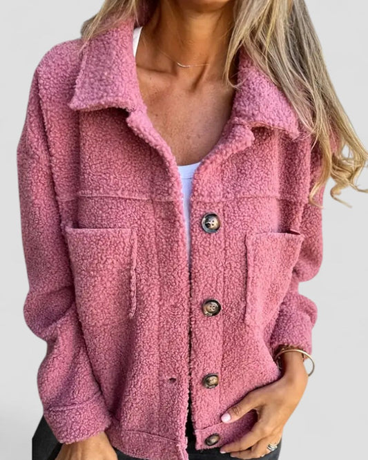 Comfy Women's Oversized Fleece Coat - OutfitLondon